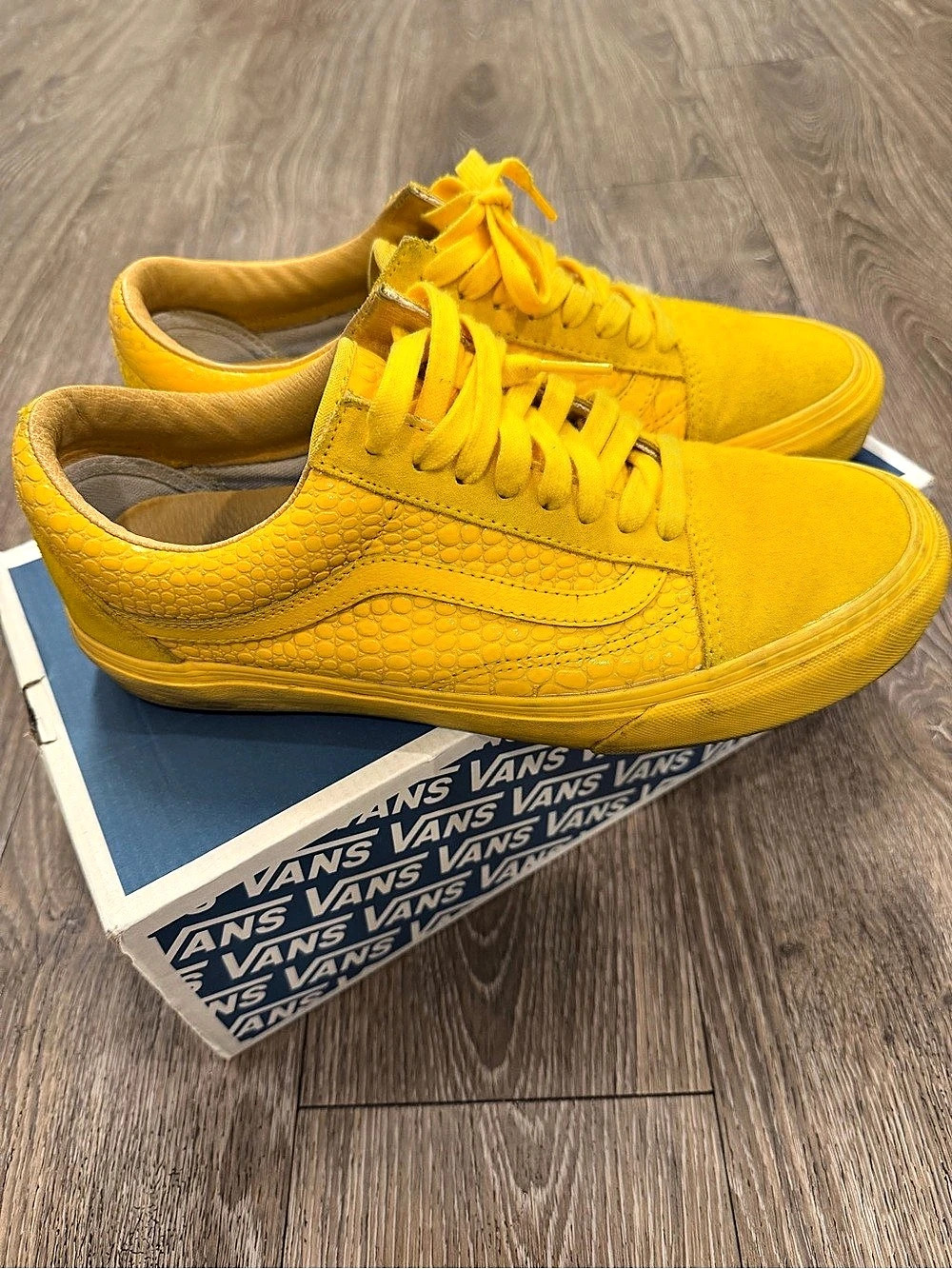 Vans Old Skool VIt Lx (Croc Skin) Lemon Chrome